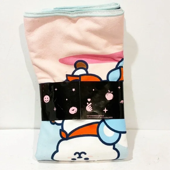 BT21 The Crème Shop Blue Blanket - Picture 2 of 2